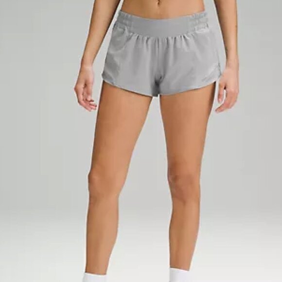 Hotty Hot Low-Rise Lined Short 2.5" Colour: Rhino Grey